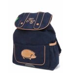Sac � dos tann's x tartine et chocolat h�risson maternelle marine bleu