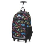 Sac � dos trolley rip curl shock wave wheely ozone cm2 multicolor noir