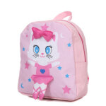 Sac  dos z'animos chat maternelle rose