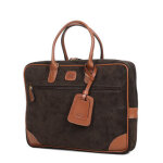 Sacoche ordianteur bric's life 14 pouces olive marron