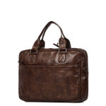 Sac ordinateur bear design cow lavato leandro 14 pouces brown marron