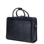 Sac ordinateur en cuir katana premium 14 pouces bleu