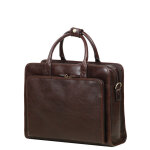 Sac ordinateur en cuir katana premium 14 pouces chocolat marron