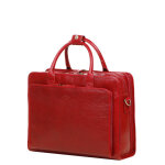 Sac ordinateur en cuir katana premium 14 pouces rouge