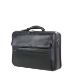 Sac ordinateur en cuir katana affaires 17 pouces noir