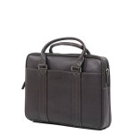 Sac ordinateur g�rard henon golf en cuir 14. 1 pouces choco marron