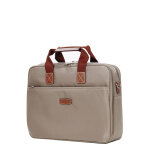 Sac ordinateur hexagona week - end 15 pouces taupe marron