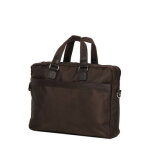 Sac ordinateur katana chrome 15 pouces - 2 compartiments chocolat marron