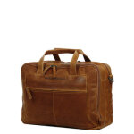 Sac ordinateur the chesterfield brand ryan 17 pouces cognac marron