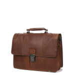 Sac ordinateur the chesterfield brand stuttgart 14 pouces cognac marron