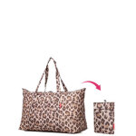 Sac packable reisenthel travelbag mini maxi leo macchiato marron