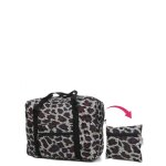 Sac pliable periea packable gold leopard 45 cm marron