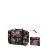 Sac pliable periea packable peach fern 40 cm noir