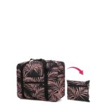 Sac pliable periea packable peach fern 45 cm noir