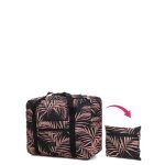 Sac pliable periea packable peach fern 45 cm noir