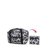 Sac pliable periea packable silver leopard 40 cm blanc