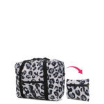 Sac pliable periea packable silver leopard 45 cm blanc Sac pliable periea packable silver leopard 45 cm blanc
