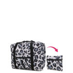 Sac pliable periea packable silver leopard 45 cm blanc