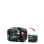 Sac pliable periea packable tropical flamingos 40 cm noir