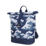 Sac rolltop les d�glingos hippipos l'hippo hippipos l'hippopotame bleu