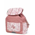 Sac tann's x tartine et chocolat toile de jouy maternelle terracotta rose