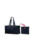 Sac de voyage 2 - en - 1 cabine bric's x - travel 55 cm bleu ocan