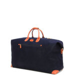 Sac de voyage bric's life 65 cm en toile enduite bleu