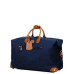 Sac de voyage cabine bric's life 55 cm en toile enduite bleu