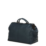Sac de voyage cabine diligence en cuir katana authentic vintage 51 cm marine bleu