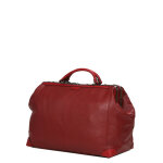 Sac de voyage cabine diligence en cuir katana authentic vintage 51 cm rouge