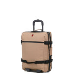 Sac de voyage cabine � roulettes gladiator polar s 55 cm beige
