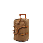 Sac de voyage cabine trolley bric's life 55 cm - 2 roues camel marron