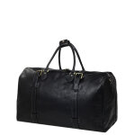 Sac de voyage en cuir katana travel 60 cm noir