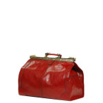 Sac de voyage diligence en cuir katana tendance 45 cm rouge