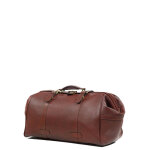 Sac de voyage diligence en cuir g�rard henon renaissance 54 cm marron