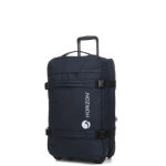 Sac de voyage � roulettes horizon trecker 65 cm bleu fonc�