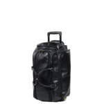 Sac de voyage à roulettes katana travel 60 cm en cuir noir Sac de voyage à roulettes katana travel 60 cm en cuir noir