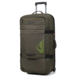 Sac de voyage � roulettes quiksilver checkin lug 80 cm grape leaf vert