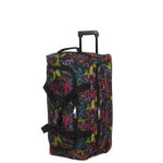 Sac de voyage � roulettes worldline rhodes 65 cm butterfly marron