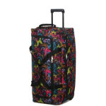 Sac de voyage � roulettes worldline rhodes 75 cm butterfly marron