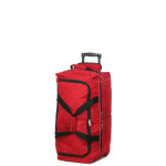 Sac de voyage � roulettes worldline ushua�a 60 cm rouge