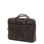 Sacoche ordinateur cuir grard hnon outland 17 pouces choco marron