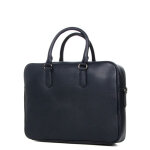 Sacoche ordinateur cuir hexagona encore 13 pouces marine bleu