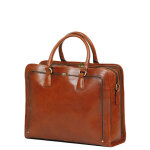 Sacoche ordinateur en cuir katana intense 14 pouces marron