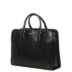 Sacoche ordinateur en cuir katana intense 14 pouces noir Sacoche ordinateur en cuir katana intense 14 pouces noir