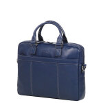 Sacoche ordinateur en cuir katana architecte 15 pouces bleu