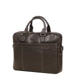 Sacoche ordinateur en cuir katana architecte 15 pouces chocolat marron