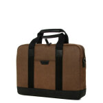 Sacoche ordinateur hexagona journey slim 15 pouces marron