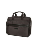 Sacoche ordinateur hexagona worker 14 pouces marron fonc�