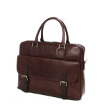 Sacoche ordinateur � rabat g�rard h�non verone 15 pouces - 2 cp choco marron